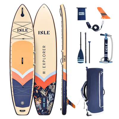 ISLE Explorer 3 Paddle Board - SN-IC-CR-NV-PKG