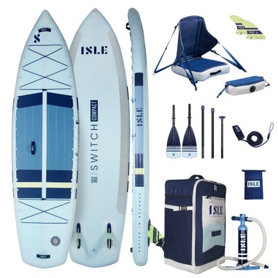 ISLE Switch Compact SUP-Kayak Bundle - IC-SL-LM-NV-PKG