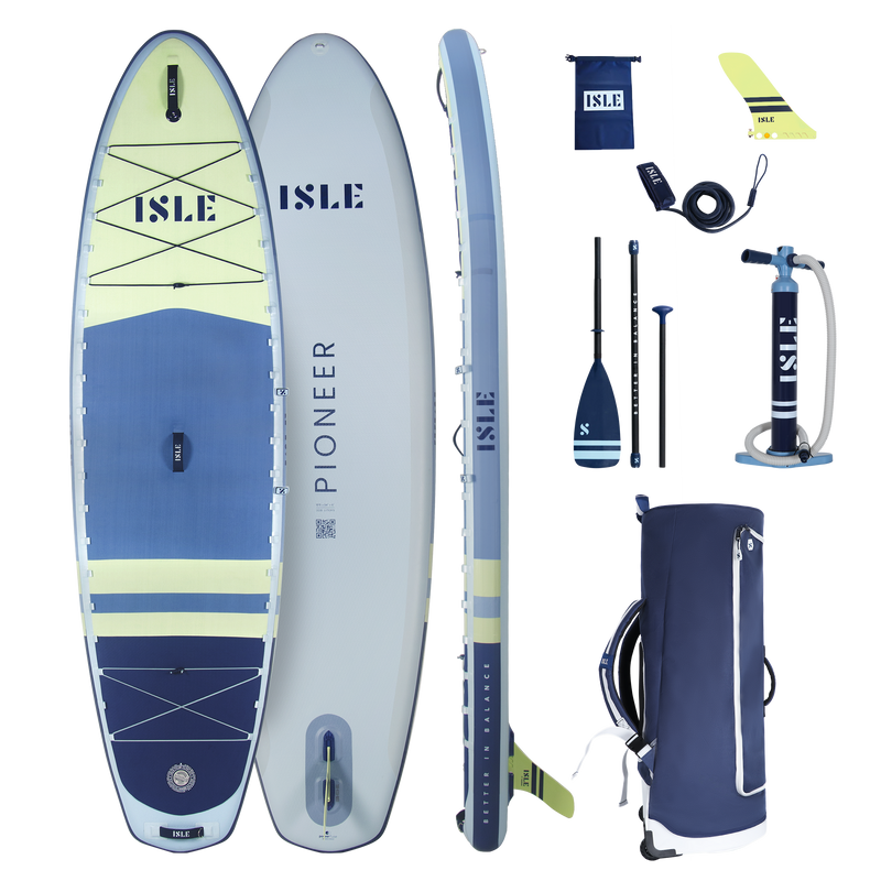 ISLE Pioneer 3 Paddle Board - IC-LM-SL-PKG