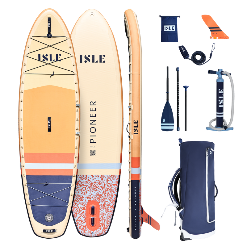 ISLE Pioneer 3 Paddle Board - SN-IC-CR-NV-PKG